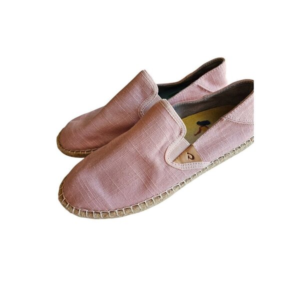 OLUKAI Kaula Pa'a Kapa Women's Espadrilles, Linen Slip-On Shoes with Lightweight - Picture 5 of 15